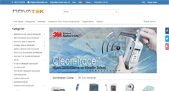Desktop Screenshot of novatekanalitik.com